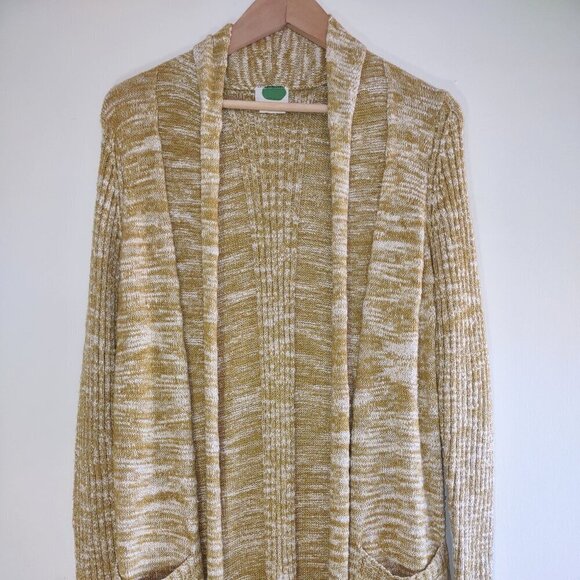 Anthropologie Abigail Boho Long Cardigan Patch Pockets Cabincore Praire Small - Picture 5 of 11